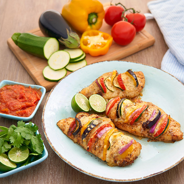 Grill Hasselback Fajita Stuffed Chicken See more