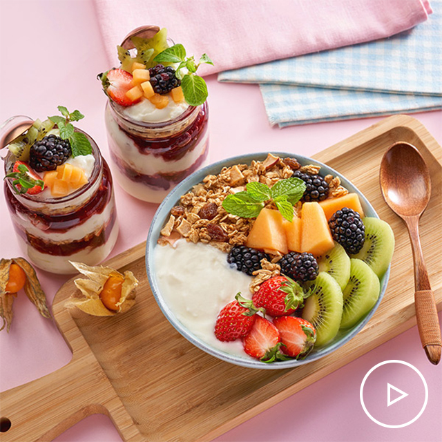 Mixed Fruits Yogurt Bowl See more