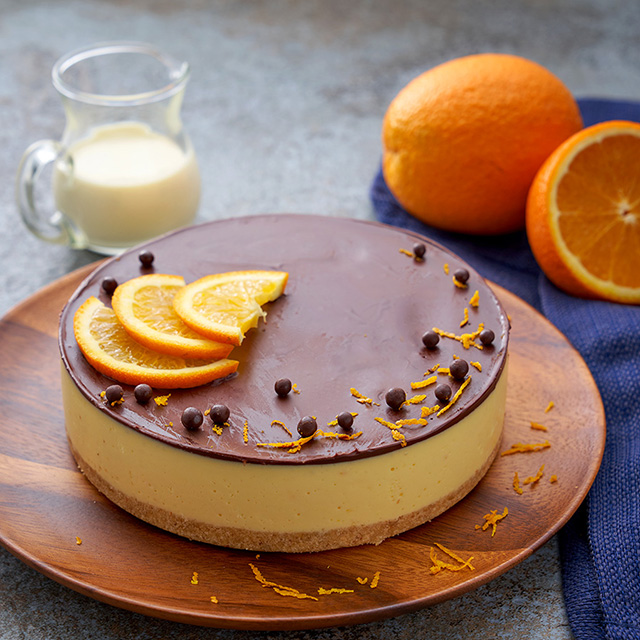Orange Dark Chocolate Cheesecake See more