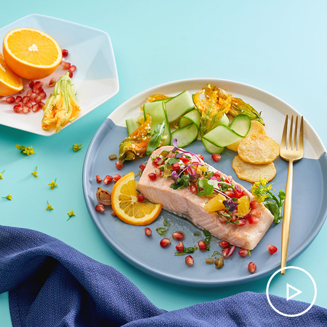 Orange Pomegranate Salmon See more