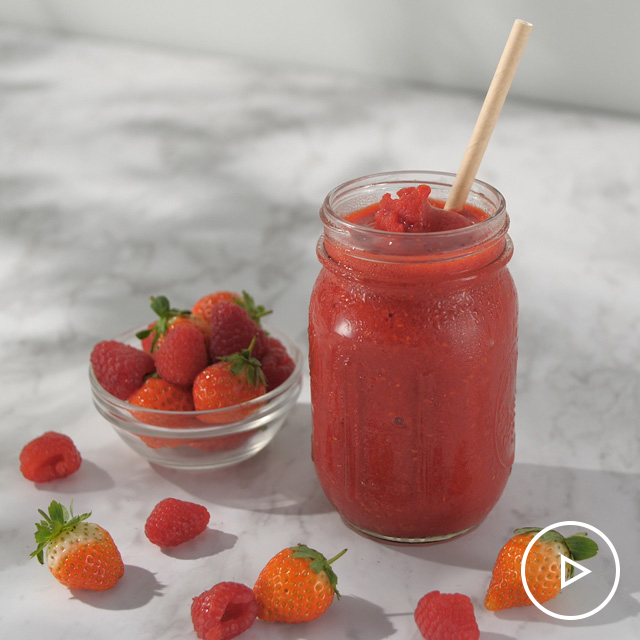 Strawberry and Raspberry Slushie See more