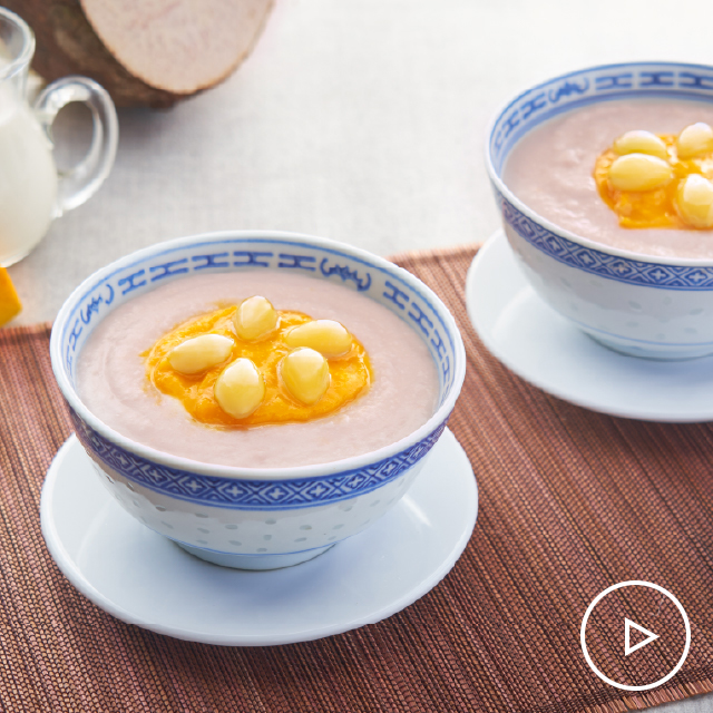 Yam & Gingko Dessert [Teochew Orh Nee] See more