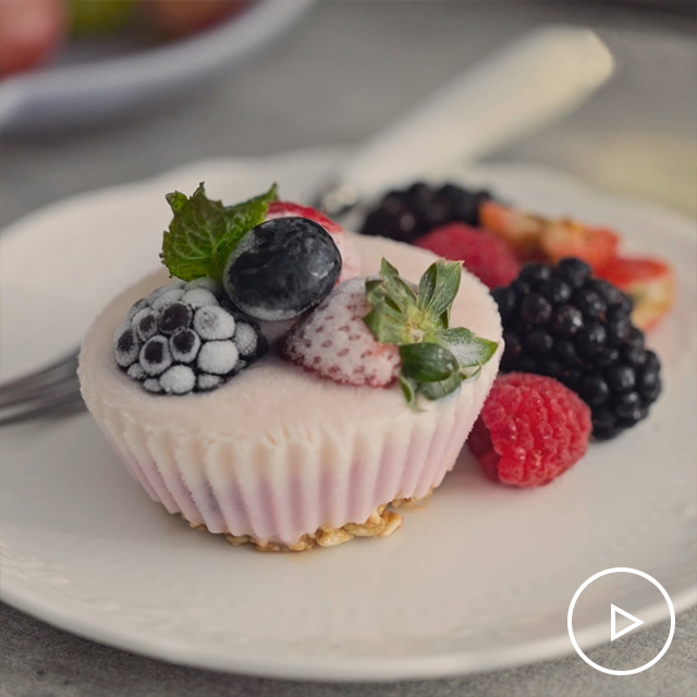 Healthy Berrylicious Frozen Yogurt Cups See more