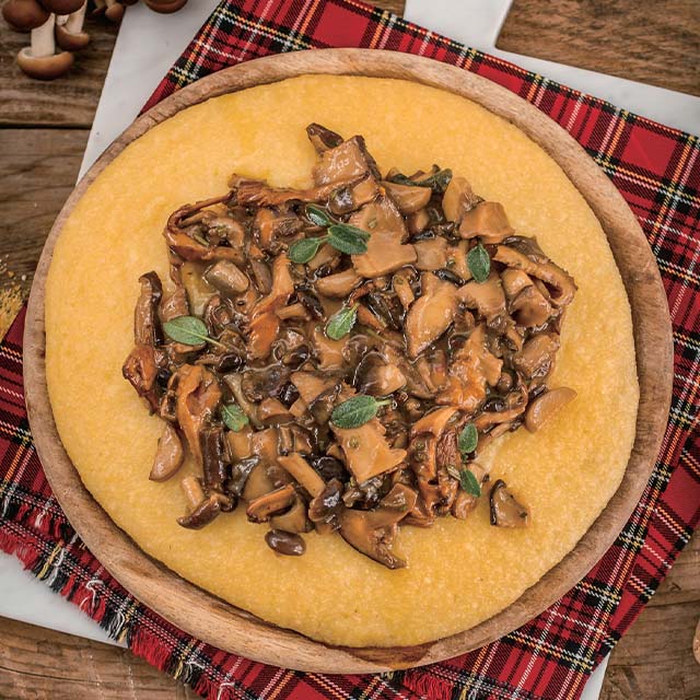 Mushroom Polenta See more