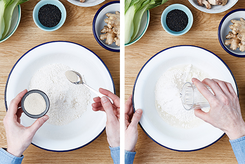 Steamed Vegetarian Chinese Buns