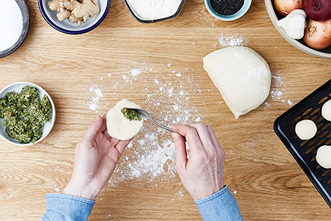 Steamed Vegetarian Chinese Buns