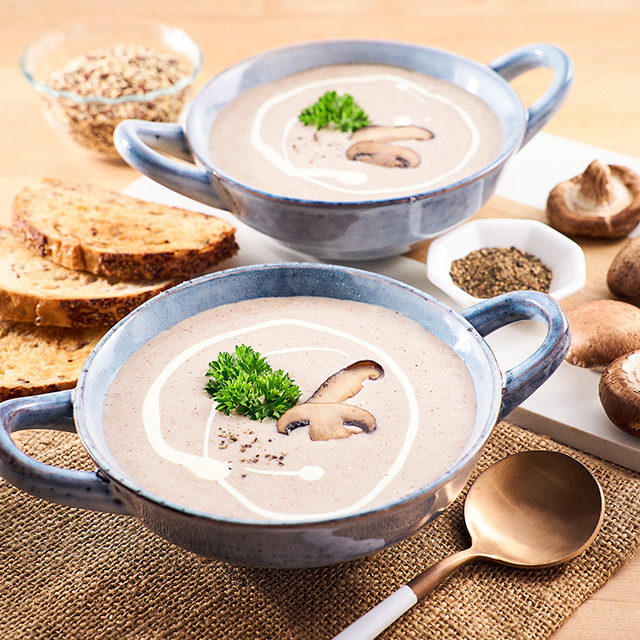 Creamy Mushroom Quinoa Soup See more