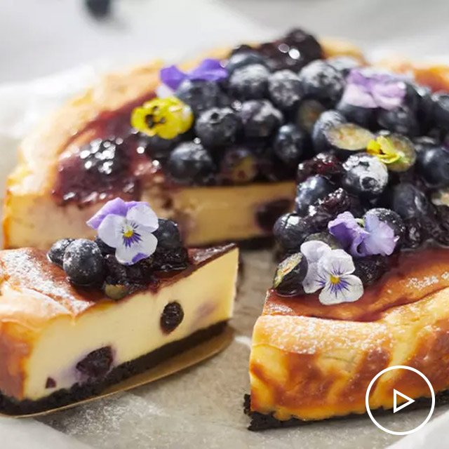 Microwave Blueberry Cheesecake See more