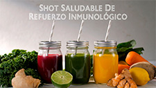 Shot de refuerzo inmunológico saludable