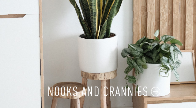 Nooks and crannies