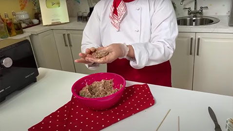 كباب دجاج مشوي للشيف منال العالم