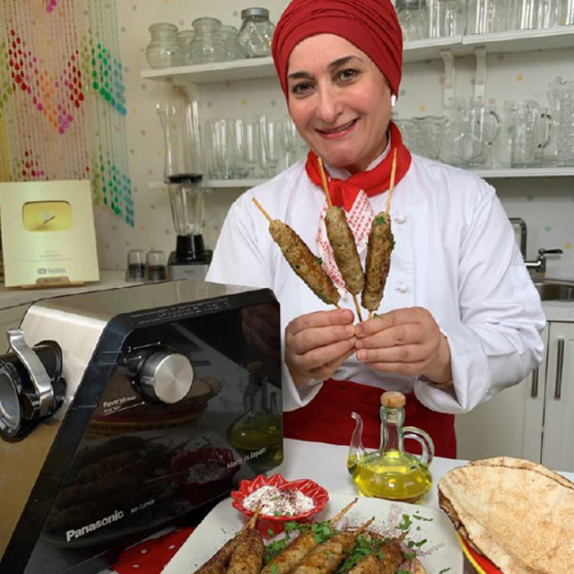 Grilled Chicken Kebabs by Chef Manal Alalem See more
