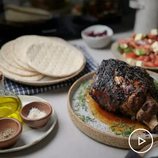 Greek Style Lamb Roast See more