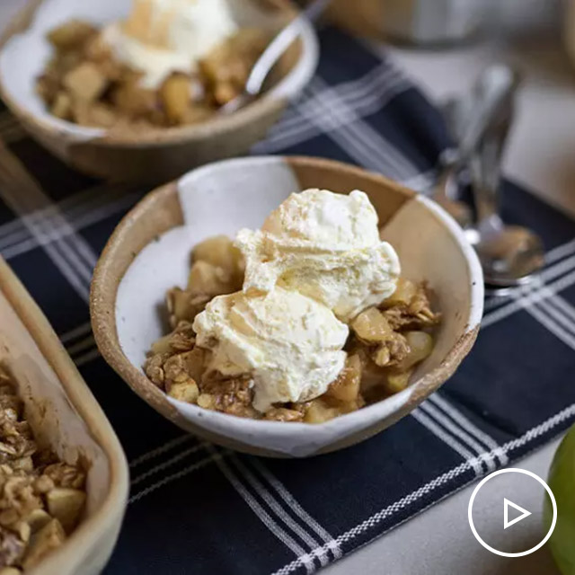 Microwave Apple Crumble See more