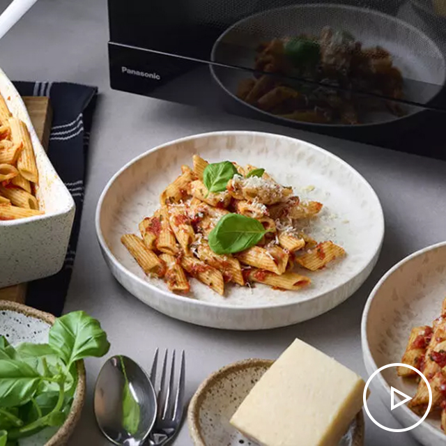 Microwave Penne Pomodoro See more
