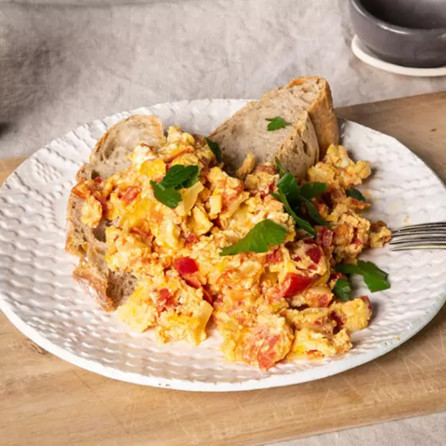 Microwave Shakshuka Scramble See more