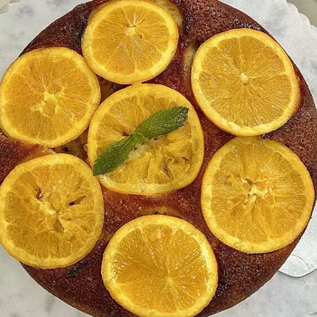 Upside Down Orange and Walnut Cake See more