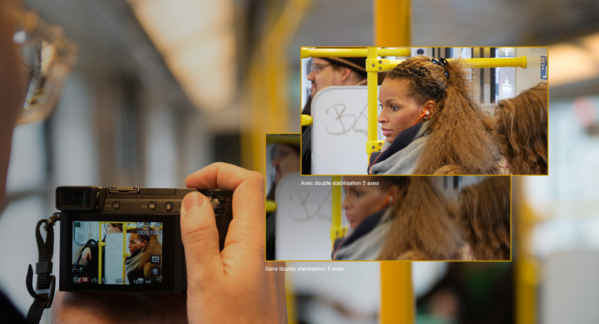 Une double stabilisation innovante pour des photos ultra nettes.
