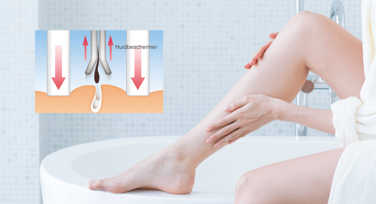 Huidbeschermer voor zacht epileren
