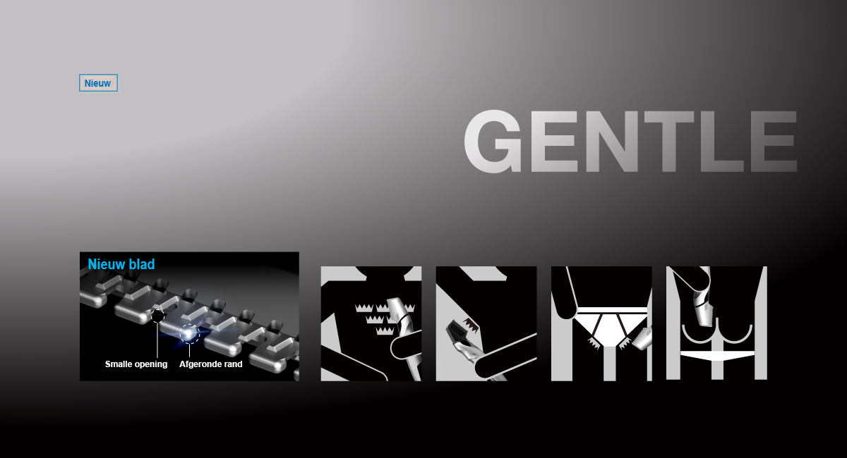 Beschermend, vast blad met brede rand