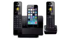 Panasonic lança telefone sem fio com dock station para iPhone e iPod