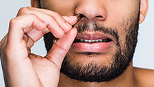 Nose hair trimming made simple and painless