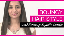 Bouncy Hair with the Bouncy Style™ Comb