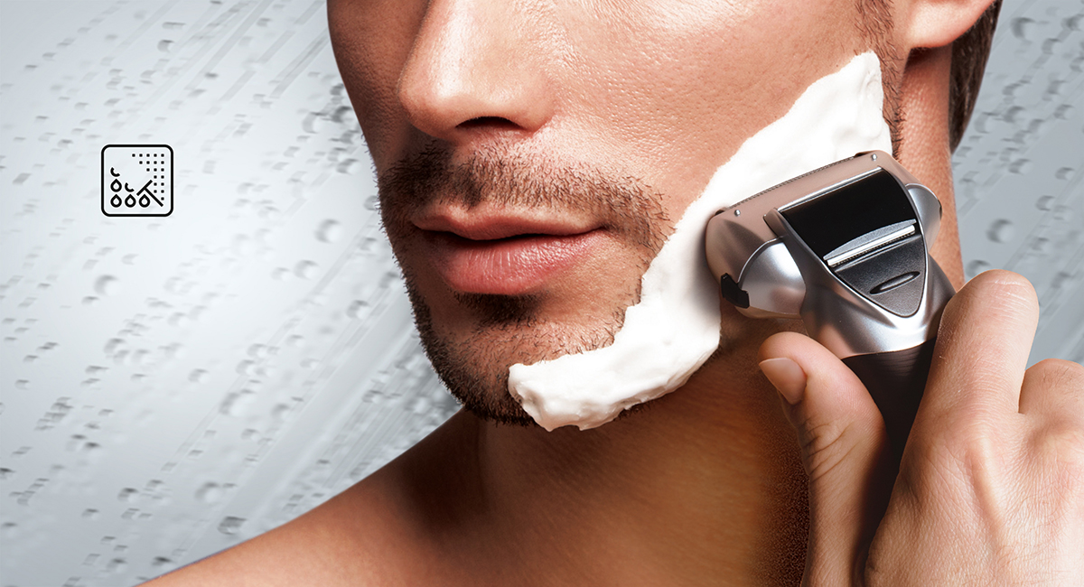 Nass-/Trockenrasur