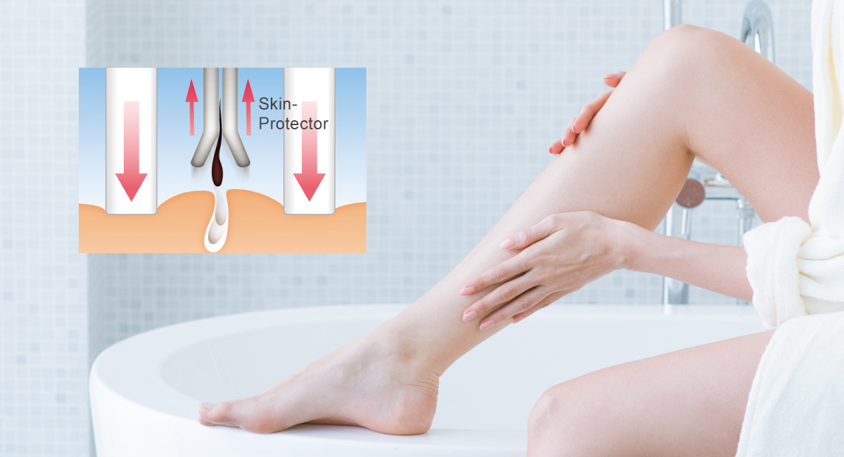 Skin-Protector f&uuml;r sanfte Epilation