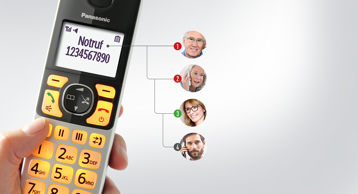 Zuverlässige SOS-Funktion
