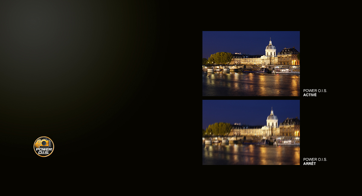 POWER O.I.S. - des photos d'une grande précision
