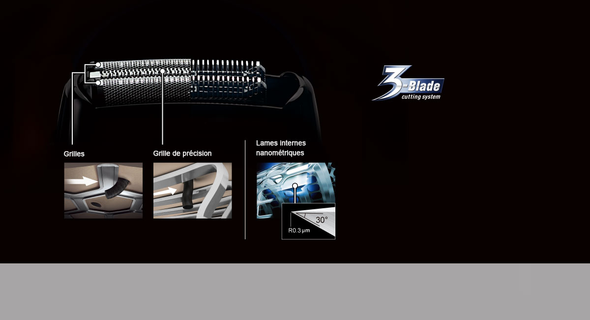 
3 lames pour un maximum de confort et de douceur