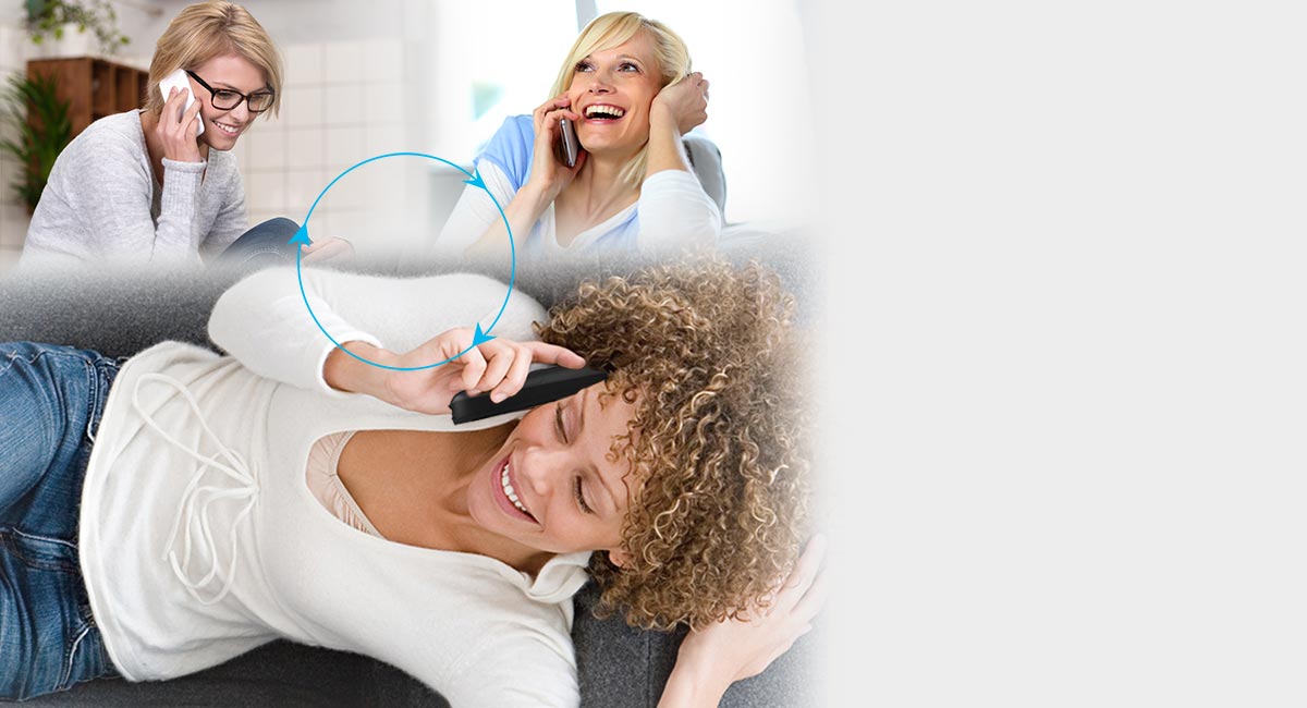 Audioconférence tridirectionnelle