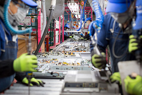 The role of Panasonic’s recycling company in Japan