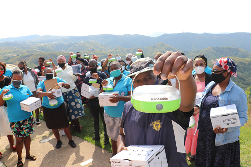 Panasonic Donates Solar Lanterns to Communities in South Africa