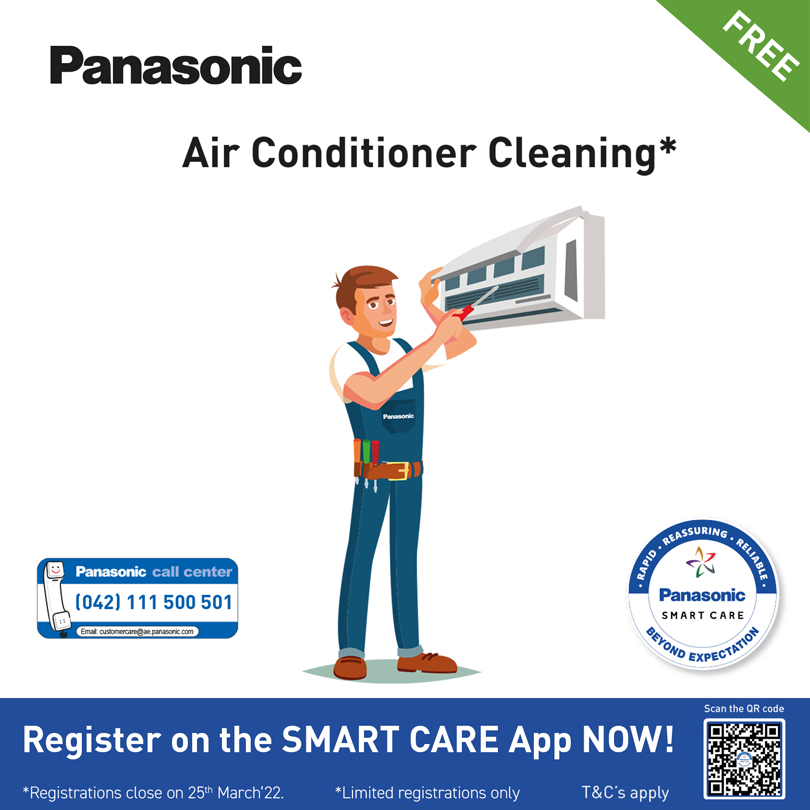 Panasonic Offers Exclusive Free AC Cleaning Service ahead of Summer in Pakistan