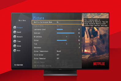 Panasonic OLED TV Line-Up erhält Netflix Calibrated Mode