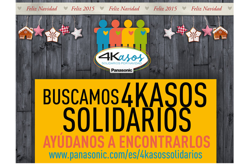 Panasonic impulsa esta Navidad ‘4Kasos Solidarios’, una iniciativa comprometida con cuatro causas sociales