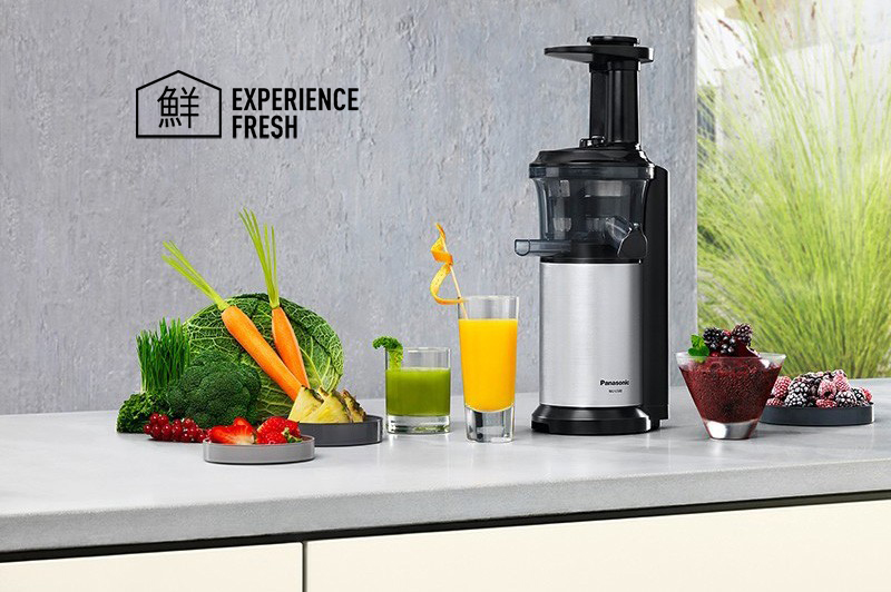 Slow Juicer de Panasonic, para disfrutar al máximo de los beneficios de la fruta y las verduras  
