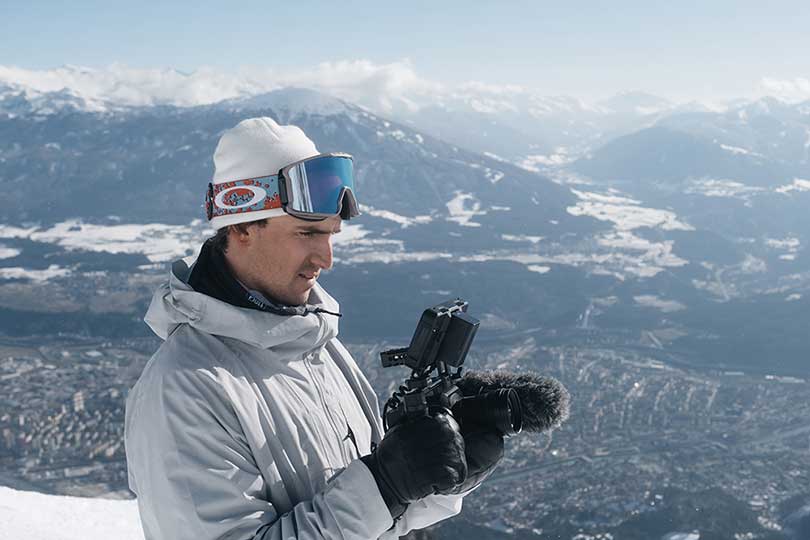 Borja compartirá sus increíbles imágenes desde los mejores snowparks europeos, unas fotografías realizadas gracias a la portabilidad y robustez de los sistemas LUMIX