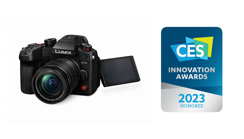 La cámara LUMIX GH6 de Panasonic, galardonada en los CES 2023 Innovation Awards