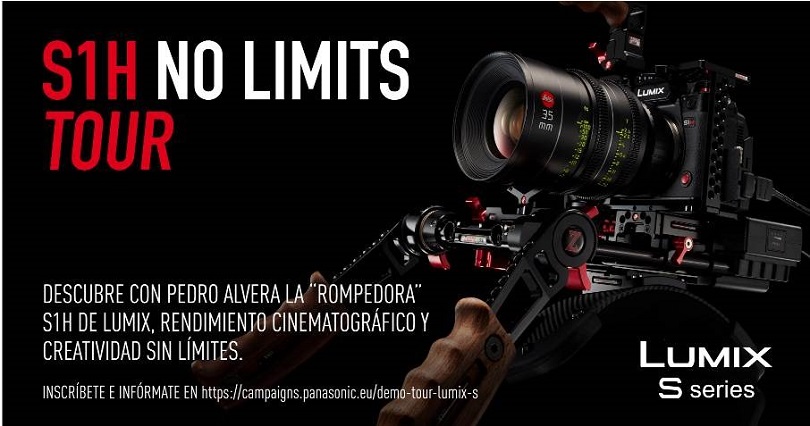 Panasonic te invita a las presentaciones  de la nueva cámara LUMIX S1H en diferentes puntos de España