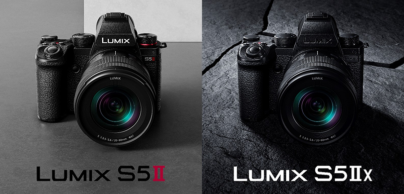 Panasonic introduces LUMIX S5IIX and LUMIX S5II mirrorless cameras with Hybrid Phase Detection AF system, enhanced Active I.S. and newly developed 24-megapixel full-frame CMOS sensor