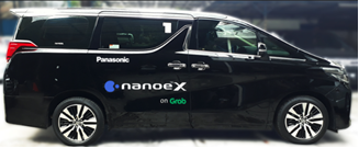 Kendaraan Premium Grab untuk ‘Magic Air Invitation’ dilengkapi dengan nanoe™ X generator