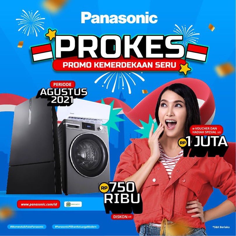 Promo Kemerdekaan Seru (PROKES) Panasonic untuk Memeriahkan Kemerdekaan RI Ke-76 Tahun