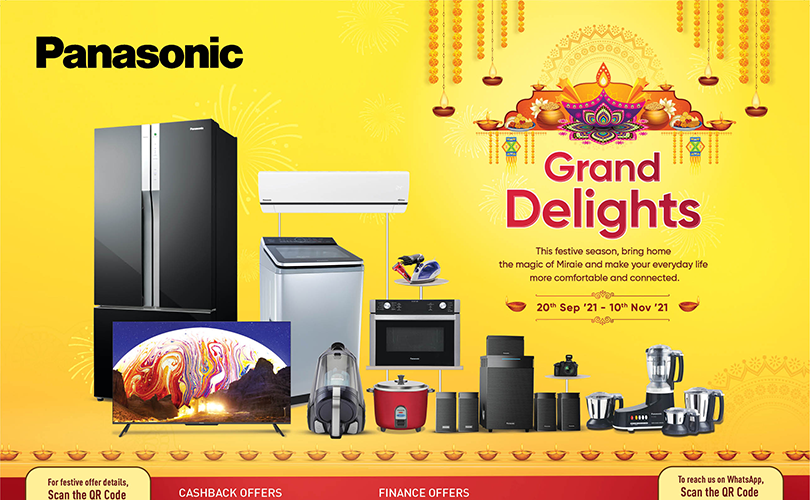 Panasonic lightens up the festive season with its ‘Grand Delights’ Offers