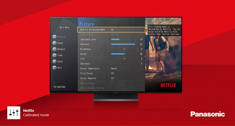 La Netflix Calibrated Mode sbarca sui televisori OLED Panasonic