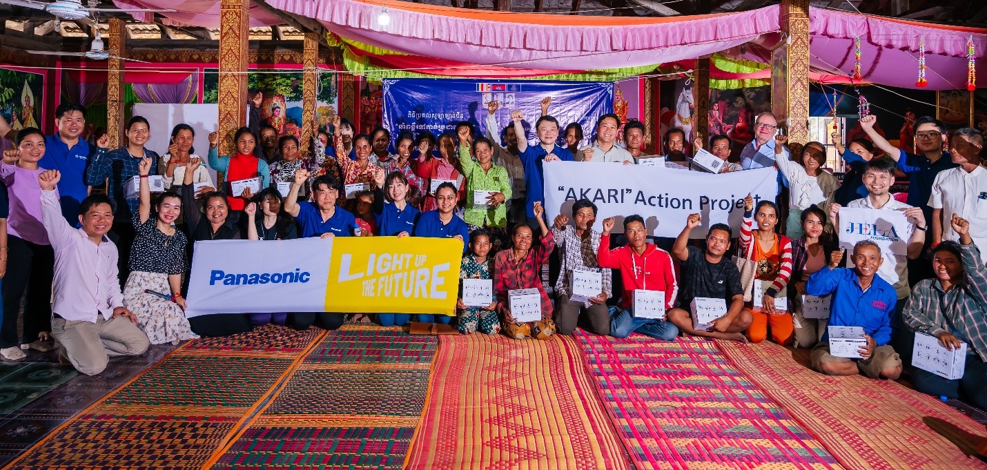 Panasonic Cambodia Continues Long-Term Mission Providing Affordable and Clean Energy to Rural Communities
