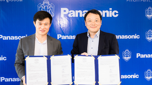 Panasonic Cambodia Partners with ISI Dangkor Senchey Football Club to Enhance Air Quality in AIA Stadium KHM Park with nanoeX Technology
