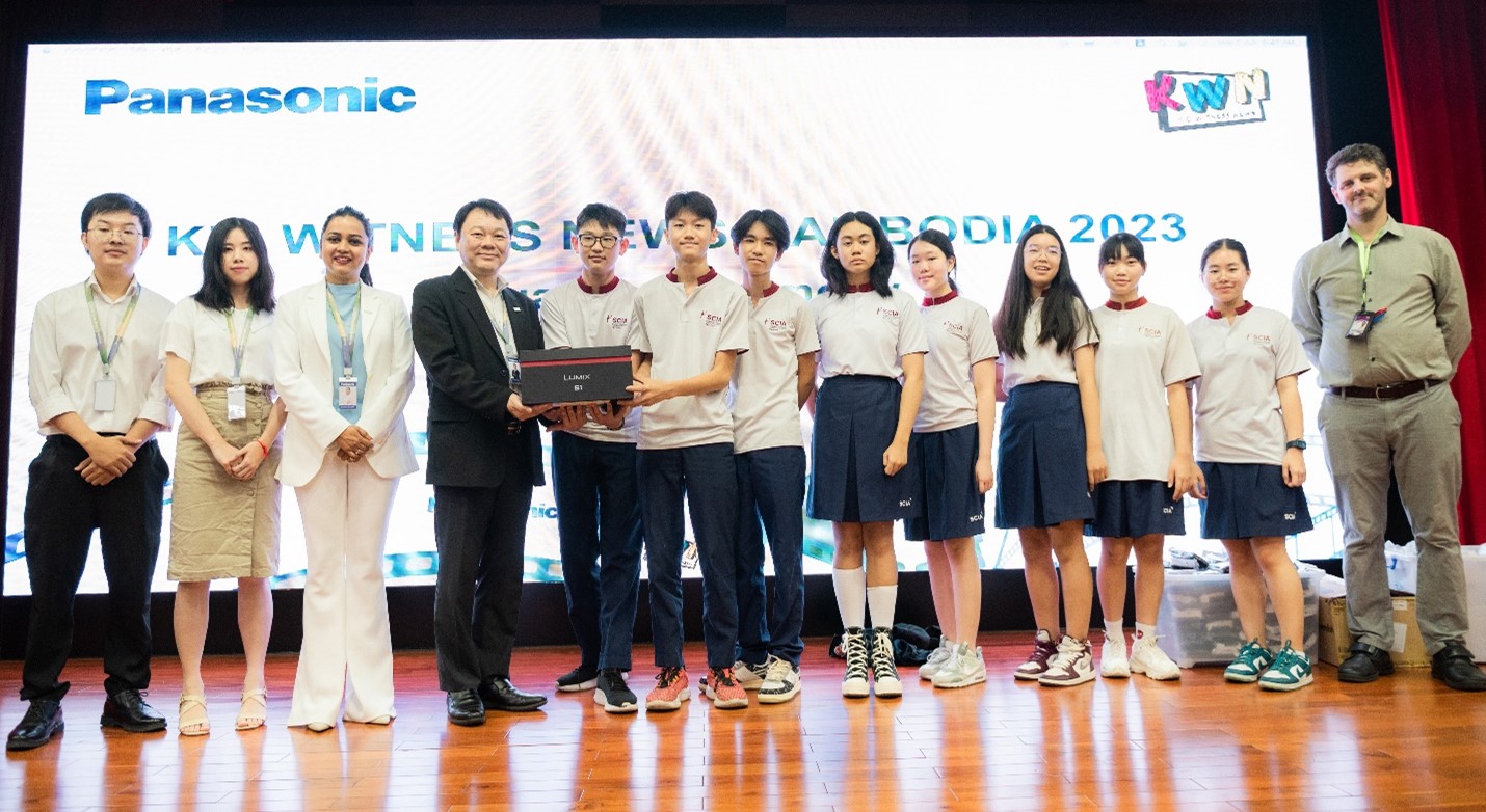Panasonic Launches Kid Witness News Global Program in Cambodia